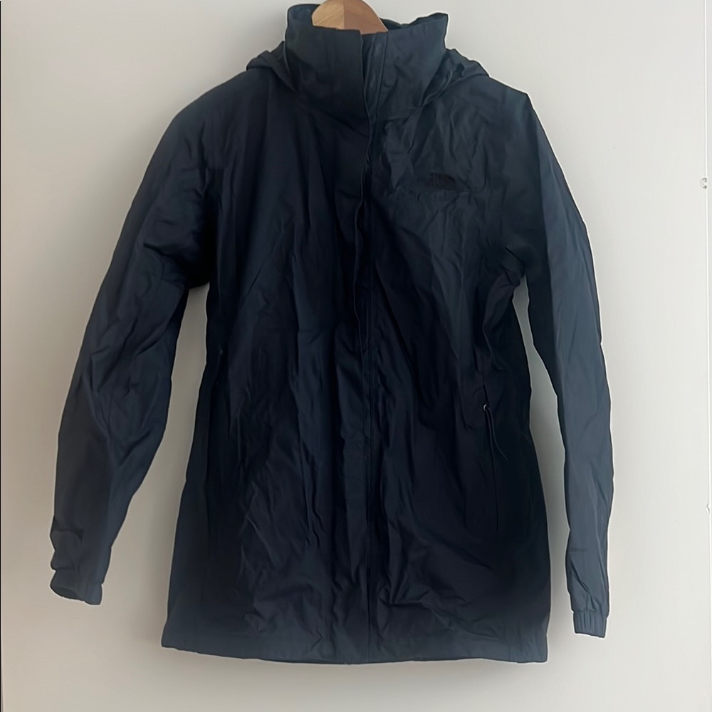 The North Face Rain Jacket with High Collar and Hood
